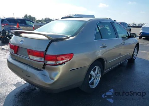 2003 Honda Accord 2.4 Ex from USA, damaged, VIN 1HGCM55653A063431